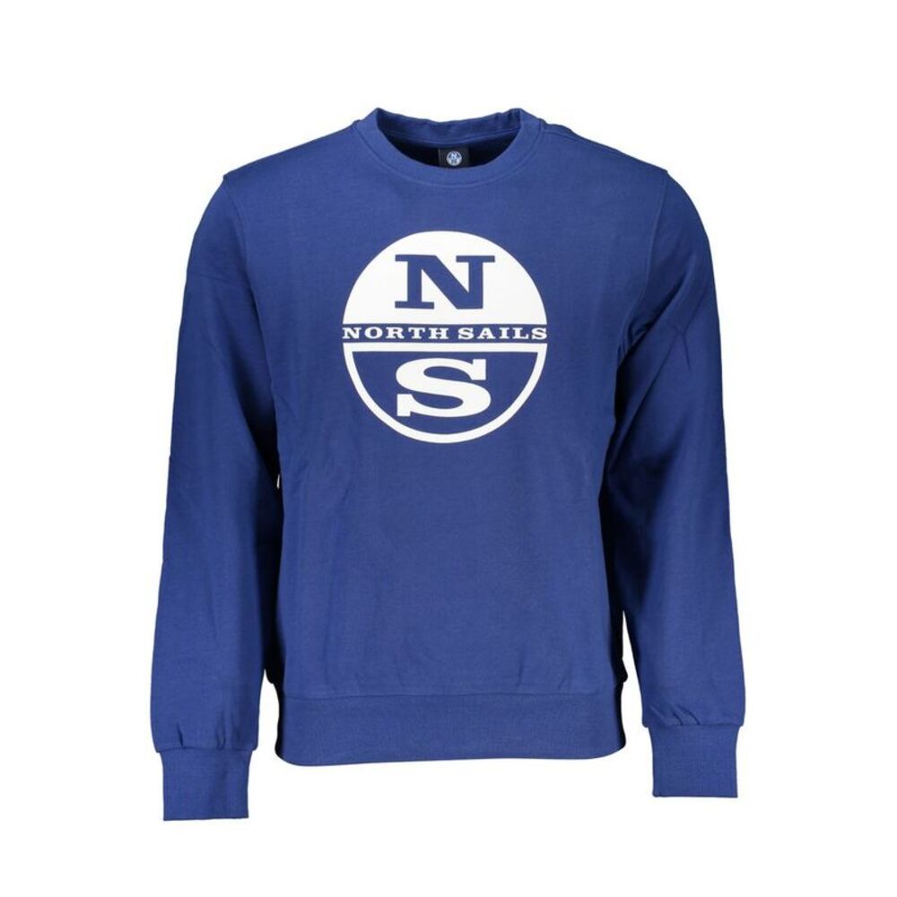 North Sails Blue Cotton Men's Men's Sweatshirt